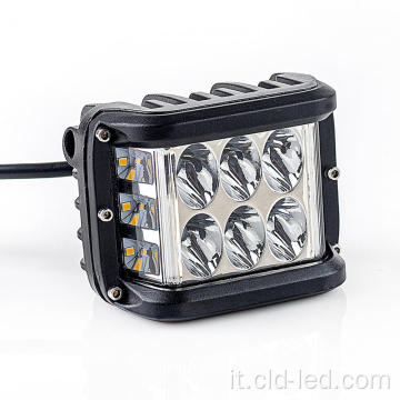 Luce di lavoro a LED automatico da 4 &quot;12 W con flash